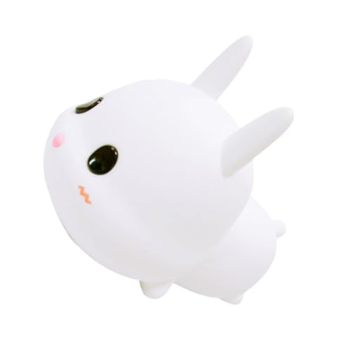 Veilleuse lapin silicone usb rechargeable avec réglage tactile de l'intensité