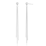 XFSRG 14K Pendientes Largos en Oro para Mujer Flecos Elegantes Dorados Joyería Retro Chic para Boda Evento Fiesta Cóctel Idea de Regalo