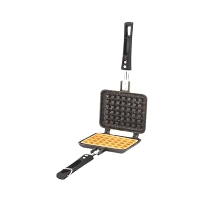 Satre Online and Marketing Waffeleisen aus Aluminium, antihaftbeschichtet, gaskompatibel, Waffel-Pfannkuchen-Maker, Pressplatte, Kochen, Backwerkzeug – Bild 5