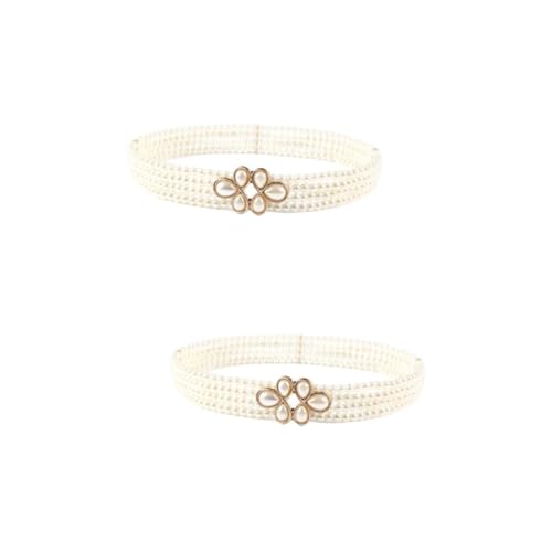 Ceinture de perles imitation fleurs accessoire robe cérémonie et événements formels