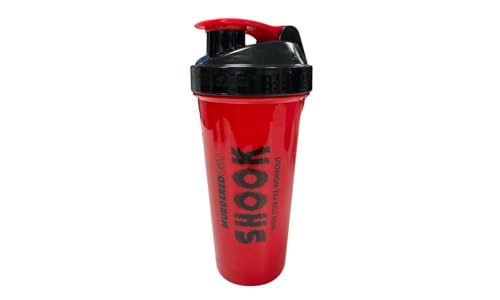 Murdered Out Smartshake Shook Shaker 600ml Red & Black