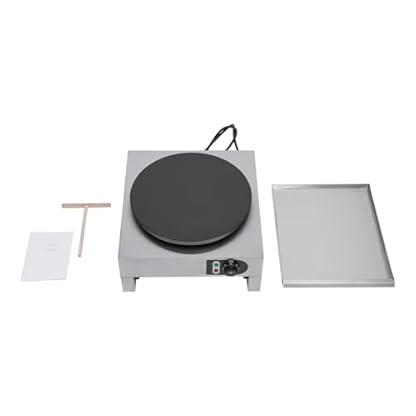 Elektrischer Crêpe-Maker Tragbarer Crêpe-Maker Antihaft-Dipplatte Temperatur einstellbar 50-300℃ für Cafés Restaurants und Imbisswagen,58x53x33cm – Bild 7