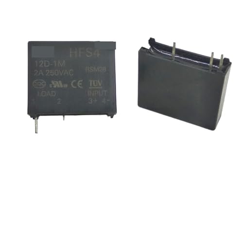 Relé HFS4 12D-1M para automatizar domótica y control de luces a 12V 2A