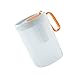 HEMOTON Grande Capacité Pichet D' Boire en Plastique Boire de Refroidissement Bouilloire Boire Boire Pichet Pichet Heavy Dutting Pichet pour La Maison Restaurant (Blanc)