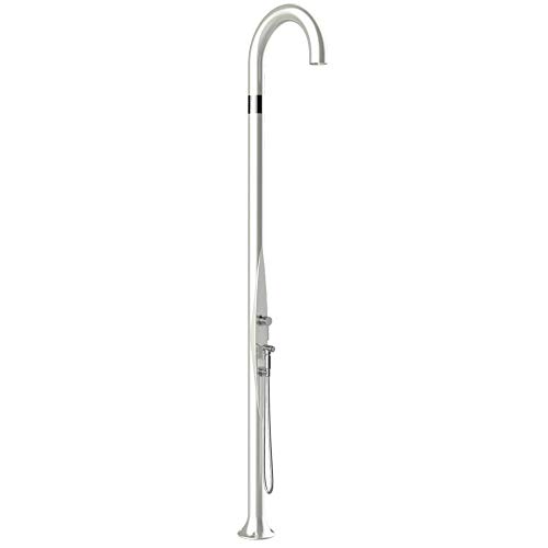 Arkema Funny Yin Top Line - Ducha De Jardín Con Mezclador Y Alcachofa De Ducha, Color Blanco