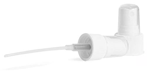 2 Ounce Cosmo Round Bottles, PET Plastic Empty Fillable BPA-Free, with White Ribbed Fine Mist Pump Spray Caps (Pack of 12) (Purple)2