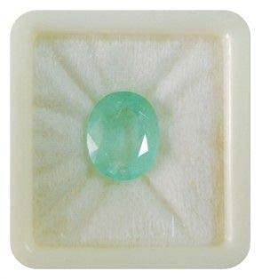 Émeraude de Colombie 5,65 carats authentique certifiée AMZ12758