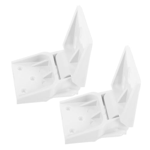Angoily 2 piezas Bisagras para Puerta de Congelador Orificios Recambio Resistente sin Tornillos para Frigoríficos Comerciales y Congeladores Clip Plegable para Armarios Frigoríficos