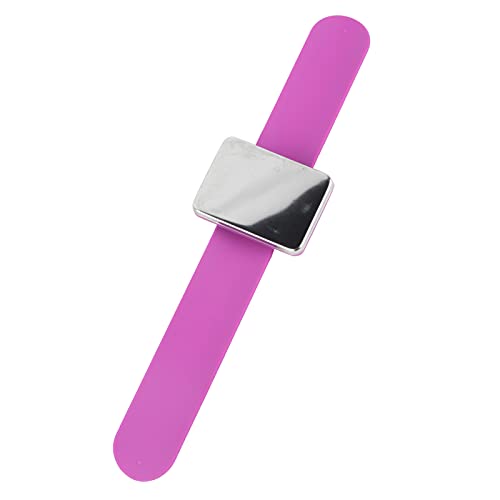 Magnetic Wrist Band Hairpin Hair Grip Holder, Hair Clip Collector Hairdressing Accessory, Magnetic Wrist Band Hair Grip Holder (#4 - Purple)