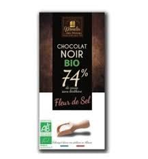 Pack 2x100g Chocolate Negro 74% Cacao con Flor de Sal | Selección BIO | Contraste de Sabor | Sin Gluten (SG) | 100% Origen Vegetal | Calidad Vegana