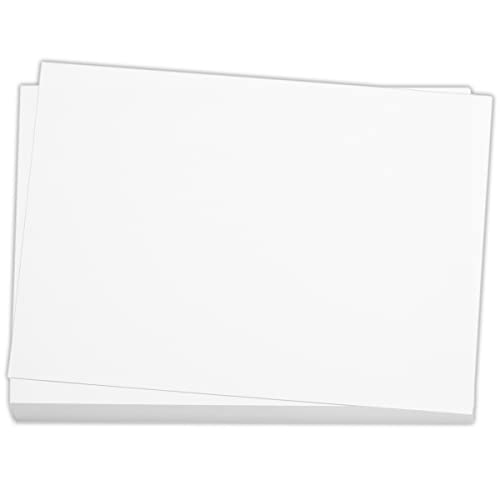 100 Pieces 5 X 7 White Cardstock, Heavyweight Cardstock