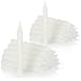 Produktbild COM-FOUR® 40X Baumkerzen aus Wachs - Weihnachtsbaumkerzen, Christbaumkerzen, Pyramidenkerzen für Weihnachten - Kerzen klein - Ø 11 x 105 mm (40 Stück - weiß)
