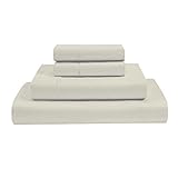 My Giza Dream Sheets-King Size Giza Dream Sheets Set to Fit Upto 18 Inches Deep Mattress (4 Pcs) Ivory