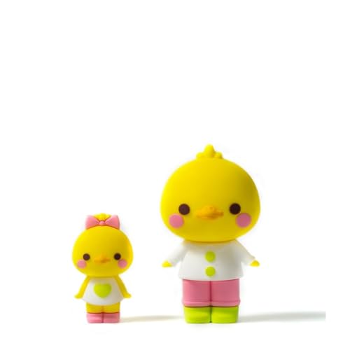 Triciclo Editores Dundunland, Familias de Animales Estilo Kawaii, muñecos coleccionables, 2 Patos de Juguete incluidos, 1 Bebe y 1 Adulto en Cada sobre, Regalo niños, Animales humanizados para Jugar.