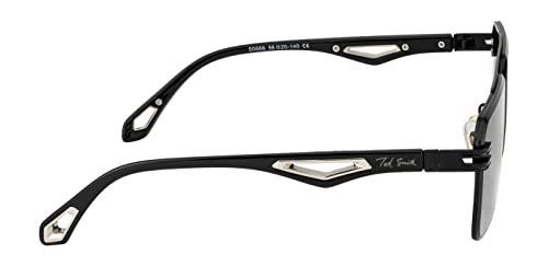 Image of Ted Smith Mens Womens Polycarbonate Uv Protection Metal Pilot Sunglasses