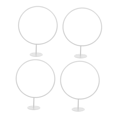 Soportes Metálicos de Pared para Balones, 4 Piezas de Hierro en Color Claro