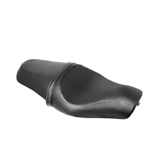 Asiento de conductor y pasajero en negro texturizado para Sportster XL 1200 y 883