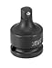 Soc 1/2 x 3/8D Adapter Imp Sq Male Blk