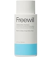 Freewill Clarifying Detox Shampoo, Hair and Scalp Cleansing Shampoo for Oily Hair, Scalp Build Up...