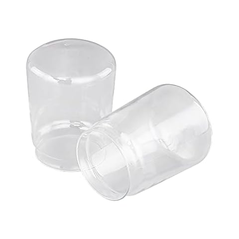 Yaohong Mason Jar Glass Shade Modern Style Wall Lamp Shades Clear Glass Lighting Fixture Shade 4.33" x 6.3" Cover