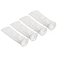 PATIKIL 4 Ring Filtersocken 50 Mikron 4Pack Netztasche Schwimmhalle Abschäumer Weiß