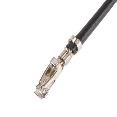Molex/Waldom, 217501-1113, Cable Assembly UL 10002 24AWG 0.225m 1 Position Terminal Socket Bag (150 Item/s)