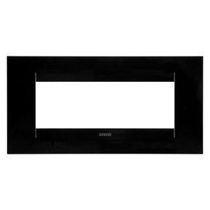 Gewiss GW16406TN Chorus Geo Placca, 6 Posti, Nero