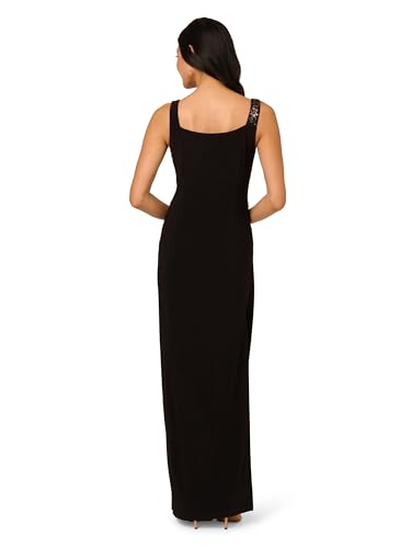 Adrianna Papell Women's Bead Jersey Long Dress2