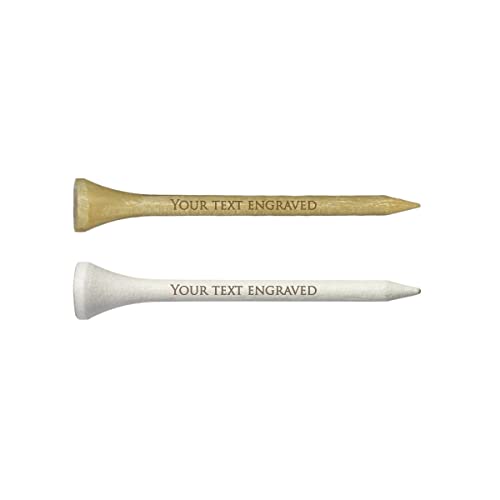 Personalized Laser Engraved Golf Tees