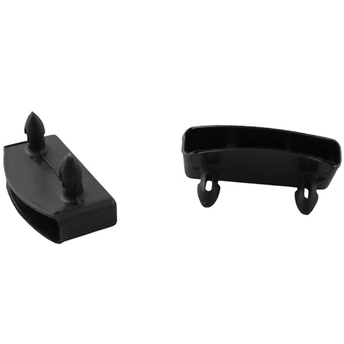 TAODAN 24PCS Bed Frame Slat End Cap Bracket 55x9mm Plastic Fastener Connector Furniture Accessory for Wooden Bed Frame Single Twin Queen Black