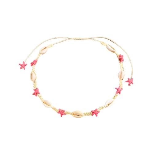 Corde en coquillage et étoiles de mer souvenirs d'été style Bohême