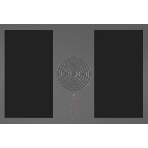 Lukada Induktionsmatte | 100% Silikonmatte für Induktion | 2er Set schwarz | Induktionsschutz | Backmatte | Herdschutz | Pfannenuntersetzer | große 25x45cm perfekt für Induktionskochfeld Bora
