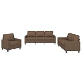 【Auffälliges Design:】 Mit ihrem schlichten und dennoch modernen Design ist diese Wohnzimmergarnitur ein echter Hingucker in deinem Zimmer.