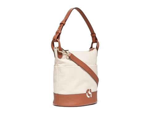 Image of Cole Haan womens Essential Leather Soft Bucket