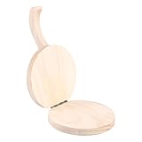 TOBBOMEY Prensador Masa Madera para Dumplings Herramienta Ergonómica de Cocina Moldeador Empanadillas Saludable y Fácil Usar