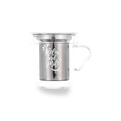 Quid TAZA VIDRIO FILTRO INOX