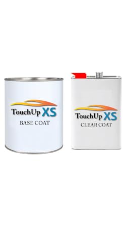 TouchupXS-for Ford Mastung G2 Redfire Metallic Gallon Basecoat 1K Gallon Clearcoat Kit