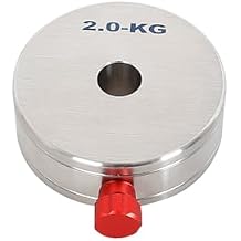 Stainless Steel Telescope Counterweight 1KG/2KG/3KG/5KG Extension Rod Pore Size 20mm 2cm Fitting Equatorial Instrument Accessories 2KG/4.4 Pounds