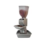 Feeding Friend® Automatic Dog & Cat Food Feeder with Water Dispenser – Smart Pet Feeder with Portion Control, OLED Display, Anti Jam Design, Battery Operated Dispenser for Small - (XS) Pets - Taupe
