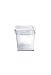 araven 91856 Square Container, Lid and Box, BPA Free, 19 Quart, Clear (Pack of 6)
