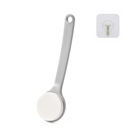 Aplicador de loción con asa, aplicador hidratante de espalda, aplicador de crema solar, aplicador de crema de espalda para piernas, pies, cepillo de baño de mango largo autoaplicable (1 unidad)