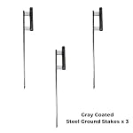 FFN Swooper Flutter Flag Hardware-Three 4 Piece Pole Kits with Ground Spikes - Image 3