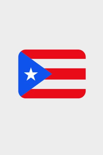 Puerto Rican Flag lined notebook.