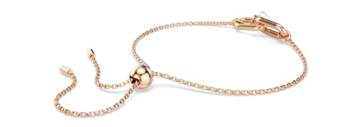 Swarovski Constella bracelet Crystal pearl, Round cut, White, Rose gold-tone plated3