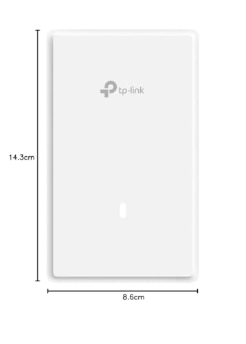TP Link Omada EAP725 Wall V1 Borne d'accès sans fil 1GbE 2.5GbE Wi Fi 7 Wi Fi 7 Bluetooth 2.4 GHz 5 GHz géré par le Cloud montage mural - vue 9