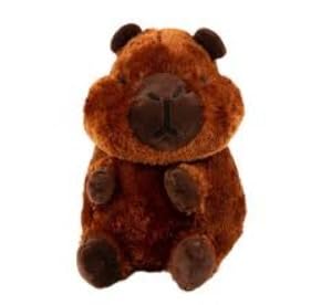 Image of Tinytotem Santa Soft Toy for Kids | 10 Inch Cute Plush Stuffed Animal Doll | Gift for Baby Girls, Toddlers Girlfriend Ultra Soft, Non-Toxic Washable Teddy Plushie (Angry Capybara)