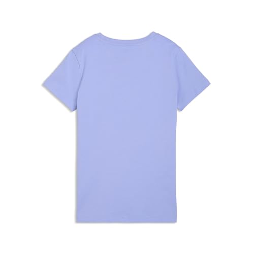 T-shirt PUMA ESS Script femme violet clair ample taille G pour l'été