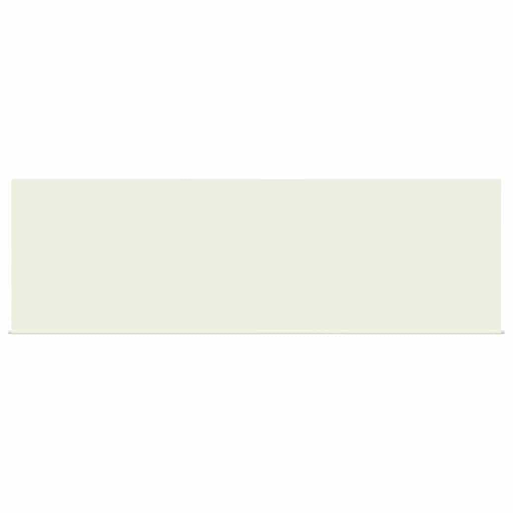 Tenda da sole retrattile color crema, 400 x 300 cm, in poliestere e alluminio, con meccanismo di funzionamento manuale, resistente alle intemperie, resistente ai raggi UV, ideale per giardino
