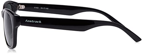 Fastrack Men's 100% UV protected Black Lens Square Sunglasses - Image 5