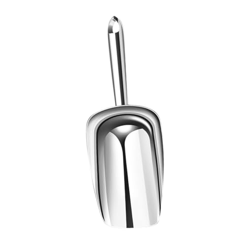 Ipetboom Pala de Hielo de Acero Inoxidable Pala para Almacenar Cubitos de Hielo para Usar el Hogar o Cocina